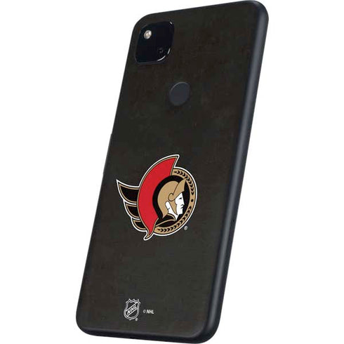 NHL Ottawa Senators Distressed Google Pixel 4a Skin